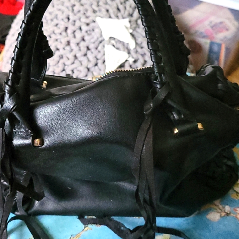 Vegan black urban expressions purse